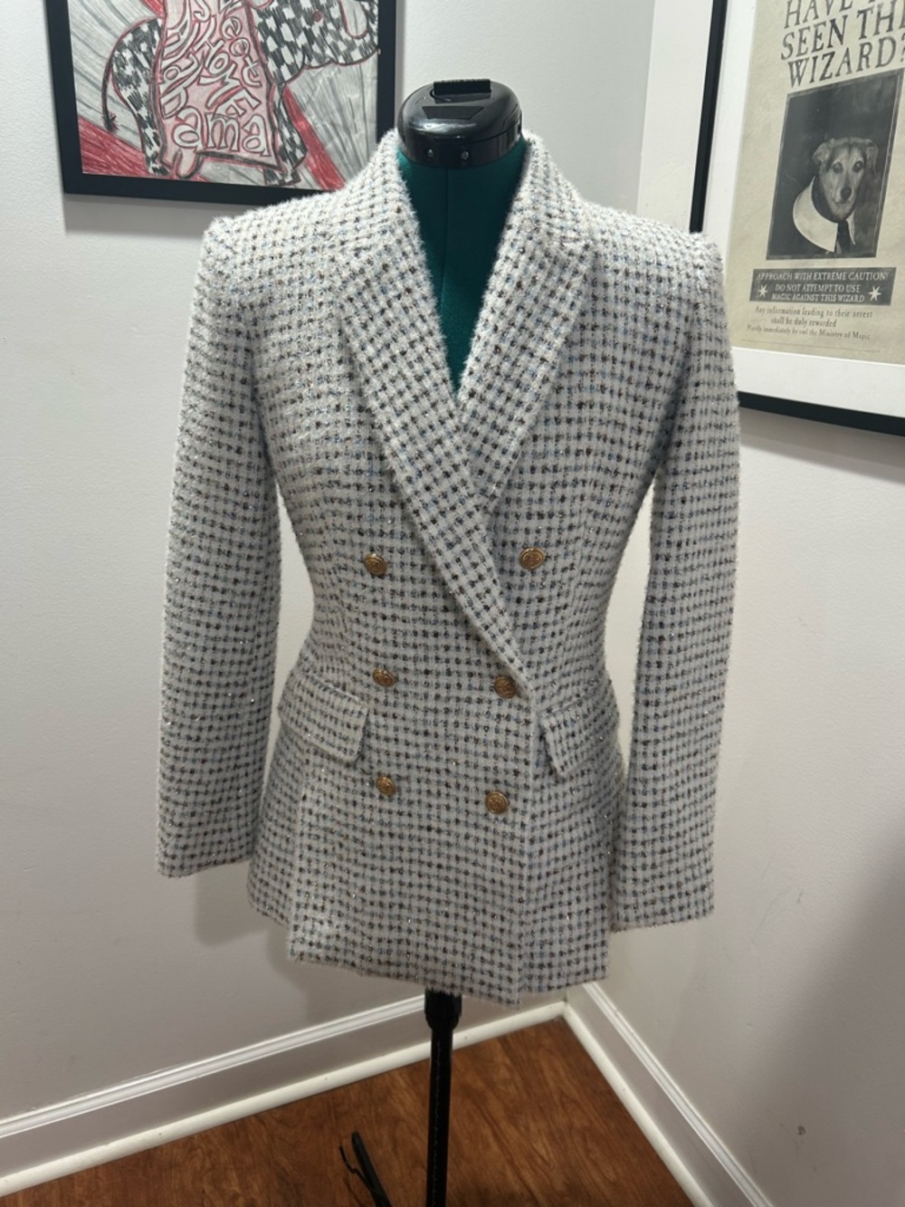 Mac Duggal 81180 ONE OF A KIND Tweed Blazer